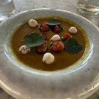 King oyster mushroom “scallops"  at Hearth  in Amsterdam