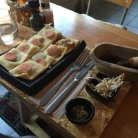 japanese ravioli. at Hearth  in Amsterdam