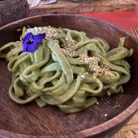 Cashew pesto tagliatelle  at Hearth  in Amsterdam