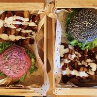 Cherry Bomb and Flower Burger at Flower Burger - Porta Genova in Milan