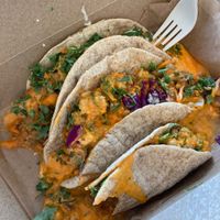 buffalo tacos are amazing!  at Naked Lunch in Cherry Hill