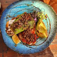 Avo on sourdough at Bali Bagus Cafe in Byron Bay