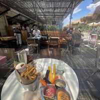   at Makamaka Beach Burger Cafe in Barcelona