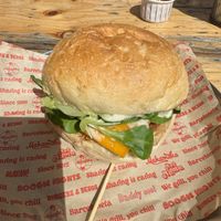   at Makamaka Beach Burger Cafe in Barcelona