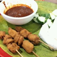 Veg chicken satay at Bindhu Restaurant in Subang Jaya