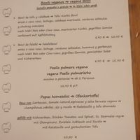 Menu 2 at Tasca la Fuente in La Palma