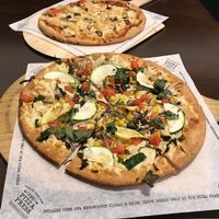vegan build your own pizza  at The Pizza Press in Anaheim