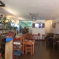 inside the restaurants at Krava Restaurant  in Isla De Pascua