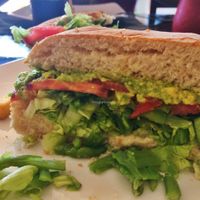 Vegan sandwich  at Krava Restaurant  in Isla De Pascua