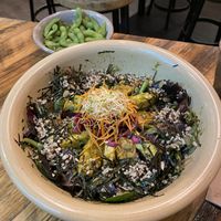 Tofu and tempeh salad  at Neko Neko in Fitzroy