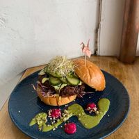 Japanese Burger  at Neko Neko in Fitzroy