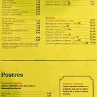 Drinks menu page 1 of 2, February 2023 at El Maple in Quito