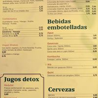 Drinks menu page 2 of 2, February 2023 at El Maple in Quito