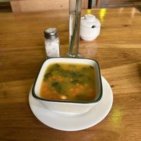 Sopa do dia de entrada   at El Maple in Quito