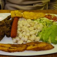 Ecuadorian dish: sustento del altiplano at El Maple in Quito