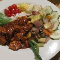 Asian noodles  at El Maple in Quito