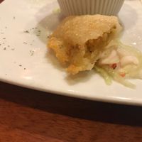 You get three of the Empanadas de Morocco or Corn Dough turnovers  but the others were eaten first : ) at El Maple in Quito