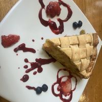Homemade apple pie  at El Maple in Quito