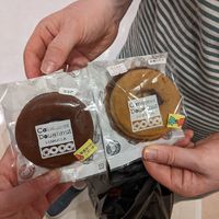 Chocolate and pineapple at Canezees Doughnut - Kenzies Donut Factory in Fukuoka