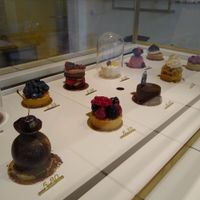 Pastry case at Be Sweet in Berlin