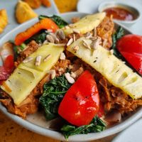 Jackfruit bowl at Greenr Cafe in Gurgaon
