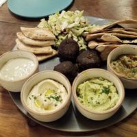Community Platter with Dips at Greenr Cafe in Gurgaon