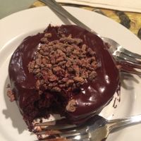 Chocolate Cake with chocolate sauce. Also GF at Ethereal Confections  in Woodstock