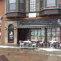 Outside at Ethereal Confections  in Woodstock