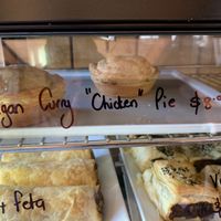 Vegan pies and sausage rolls  at Timbuktu Nomadic Deli in Waiheke Island