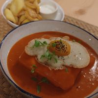 Francesinha at Outro Lado in Faro