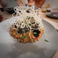 Tofu com arroz de tomate  at Outro Lado in Faro