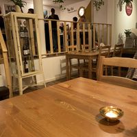 Small, intimate dining room  at Outro Lado in Faro