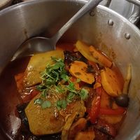 Vegan fish stew #Veganuary at Outro Lado in Faro