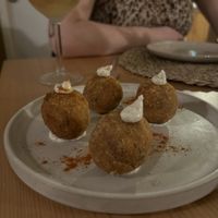 Croquettes 🌱  at Outro Lado in Faro