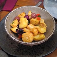 Salada de polvo / octopus salad at Outro Lado in Faro