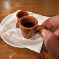 Tiniest ever cups   at Outro Lado in Faro