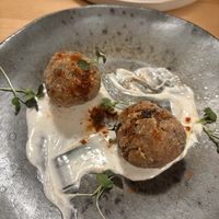 Croquettes (comes with 4, we ate 2)  at Outro Lado in Faro