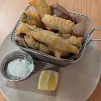 Fresh "fish" from the garden at Outro Lado in Faro