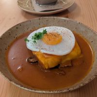 Vegan Francesinha at Outro Lado in Faro