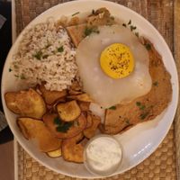 Portuguese steak and egg at Outro Lado in Faro