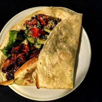 Food for Thought: Wonky veggie meal made from Food Surplus to create consciousness on the issue :)  at Taste Before You Waste in Amsterdam