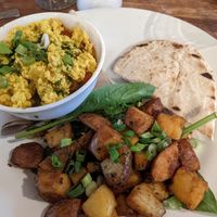 Lebanese breakfast at The Left Bank in Glasgow