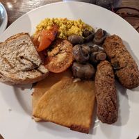 Vegan breakfast at The Left Bank in Glasgow