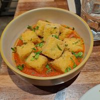Polenta cubes at The Left Bank in Glasgow