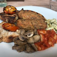 Vegan haggis!! at The Left Bank in Glasgow