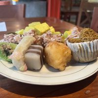 Balinese vegan desserts!  at Sawobali  in Ubud