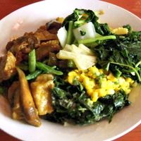 Buffet food.  at Sawobali  in Ubud