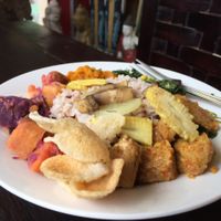 buffet food at Sawobali  in Ubud