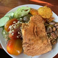 Buffet choice   at Sawobali  in Ubud