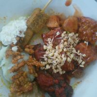 Eggplant with tomato sauce was so good at Sawobali  in Ubud